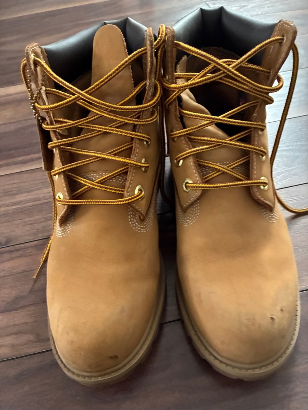 Men's Wheat Work Boots - Tan Lace-Up Outdoor Boots